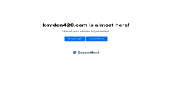 Desktop Screenshot of kayden420.com